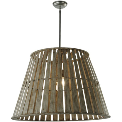 Meyda Tiffany Peach Basket 2 Light 31" Wide Wood Pendant
