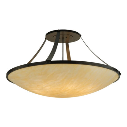 Meyda Tiffany Urban 8 Light 44" Wide Semi-Flush Bowl Ceiling Fixture