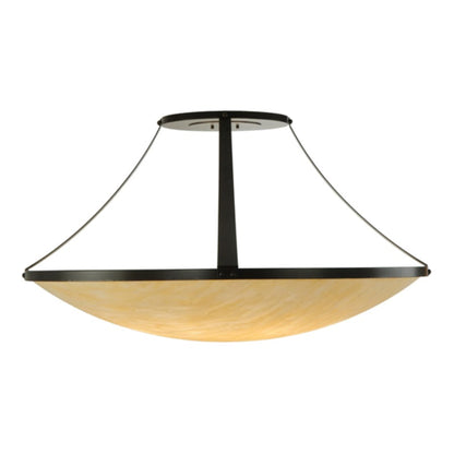 Meyda Tiffany Urban 8 Light 44" Wide Semi-Flush Bowl Ceiling Fixture