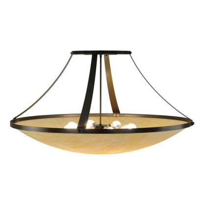 Meyda Tiffany Urban 8 Light 44" Wide Semi-Flush Bowl Ceiling Fixture