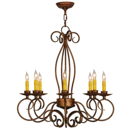 Meyda Tiffany Elisha 8 Light 26" Wide Taper Candle Style Chandelier