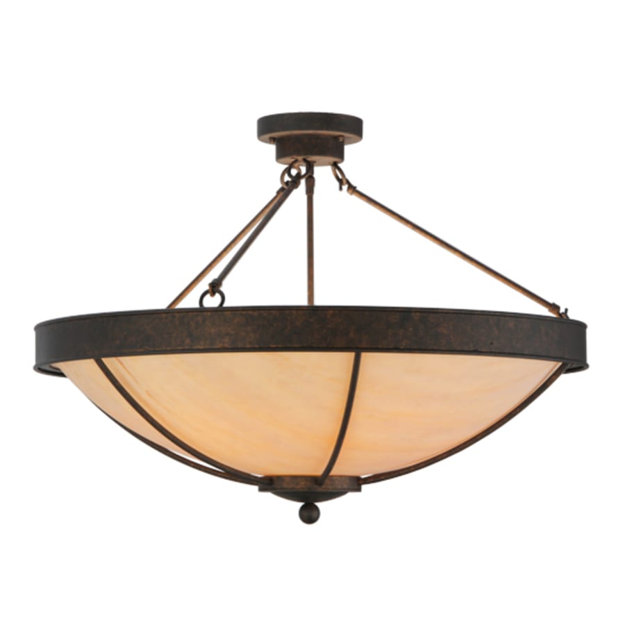Meyda Tiffany Alysiales 5 Light 32" Wide Semi-Flush Bowl Ceiling Fixture