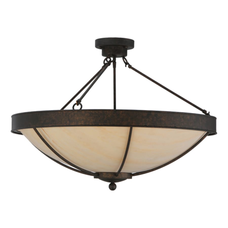 Meyda Tiffany Alysiales 5 Light 32" Wide Semi-Flush Bowl Ceiling Fixture