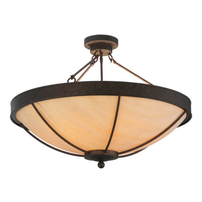 Meyda Tiffany Alysiales 5 Light 32" Wide Semi-Flush Bowl Ceiling Fixture