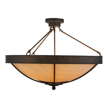 Meyda Tiffany Alysiales 5 Light 32" Wide Semi-Flush Bowl Ceiling Fixture