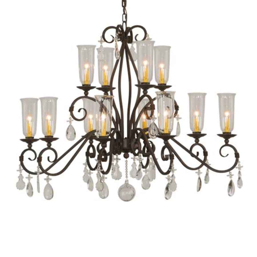 Meyda Tiffany Zola 12 Light 49" Wide Crystal Chandelier