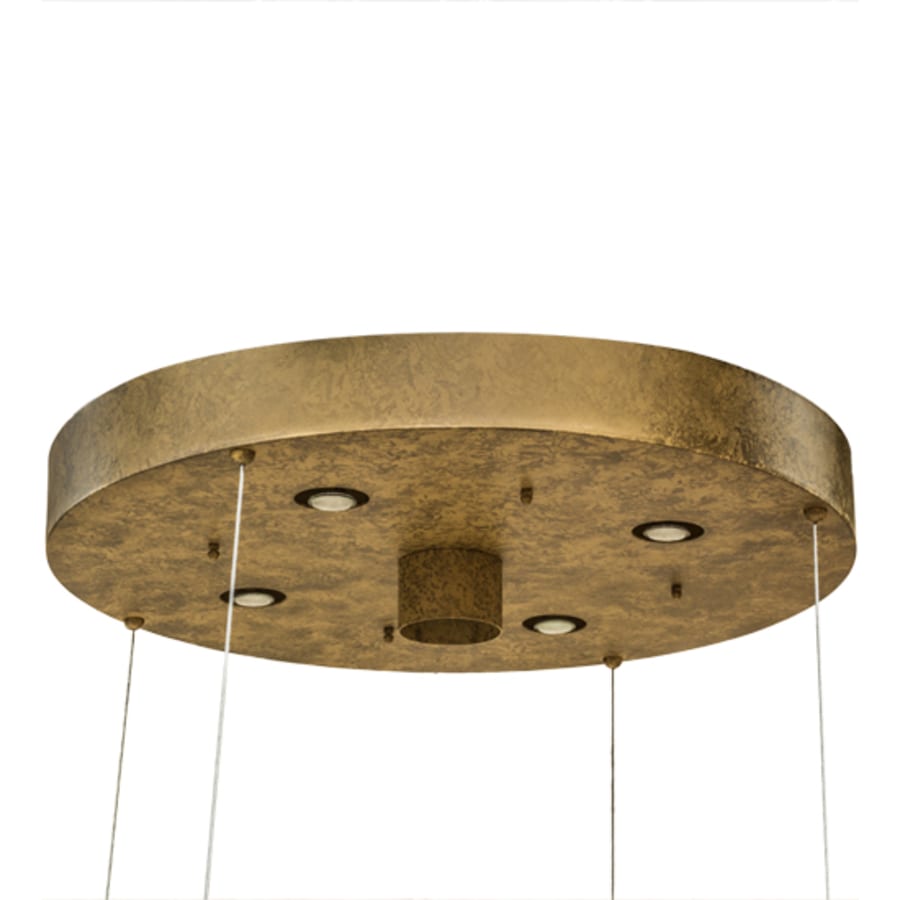 Meyda Tiffany Dragos 4 Light 80" Wide Abstract Pendant