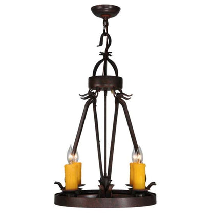 Meyda Tiffany Lakeshore 4 Light 19" Wide Taper Candle Multi Light Pendant