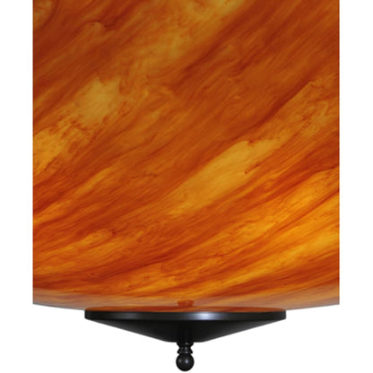 Meyda Tiffany Madison 12 Light 14" Tall Semi-Flush Bowl Ceiling Fixture - Timeless Bronze Finish