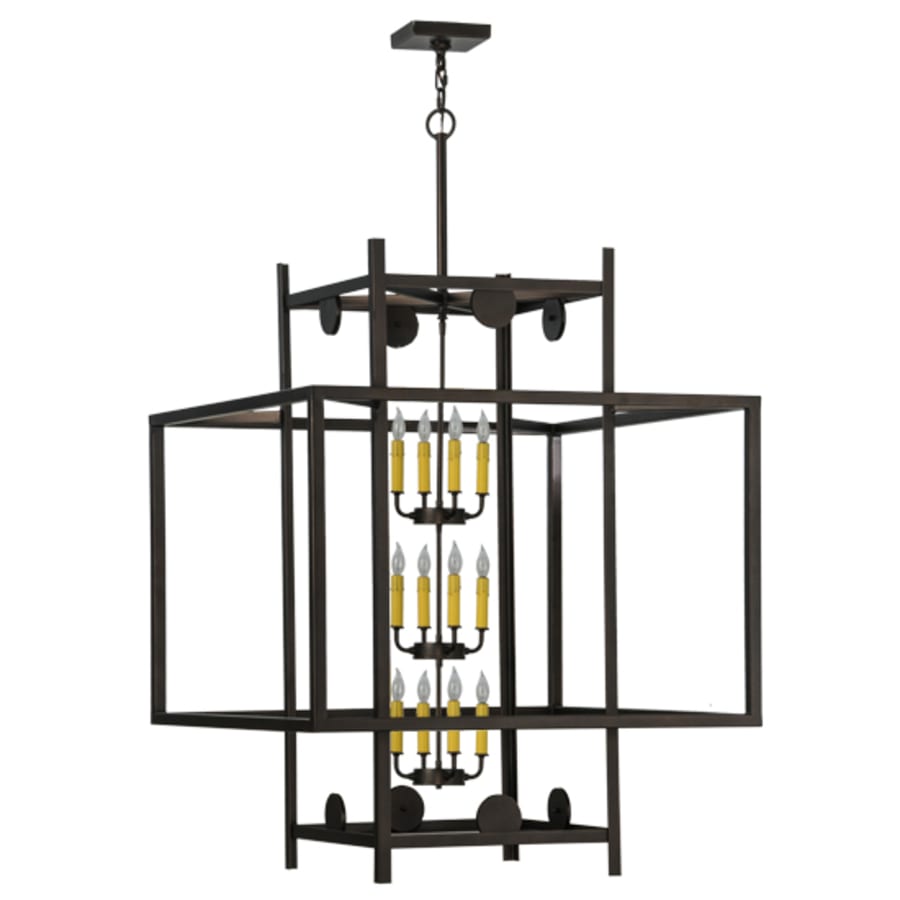 Meyda Tiffany Uma 12 Light 51" Wide Taper Candle Pendant