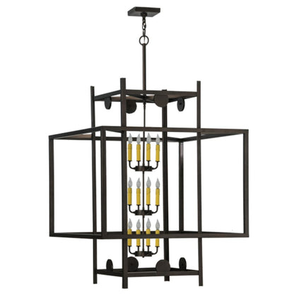 Meyda Tiffany Uma 12 Light 51" Wide Taper Candle Pendant