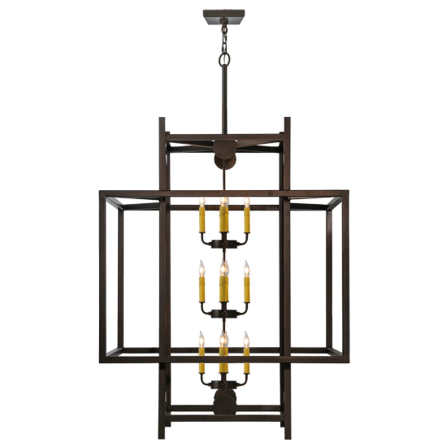 Meyda Tiffany Uma 12 Light 51" Wide Taper Candle Pendant