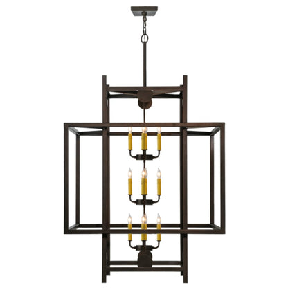 Meyda Tiffany Uma 12 Light 51" Wide Taper Candle Pendant