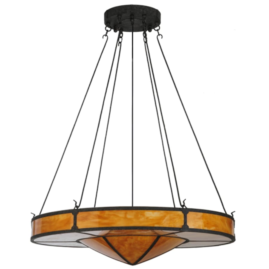 Meyda Tiffany Timber 8 Light 48" Wide Drum Chandelier