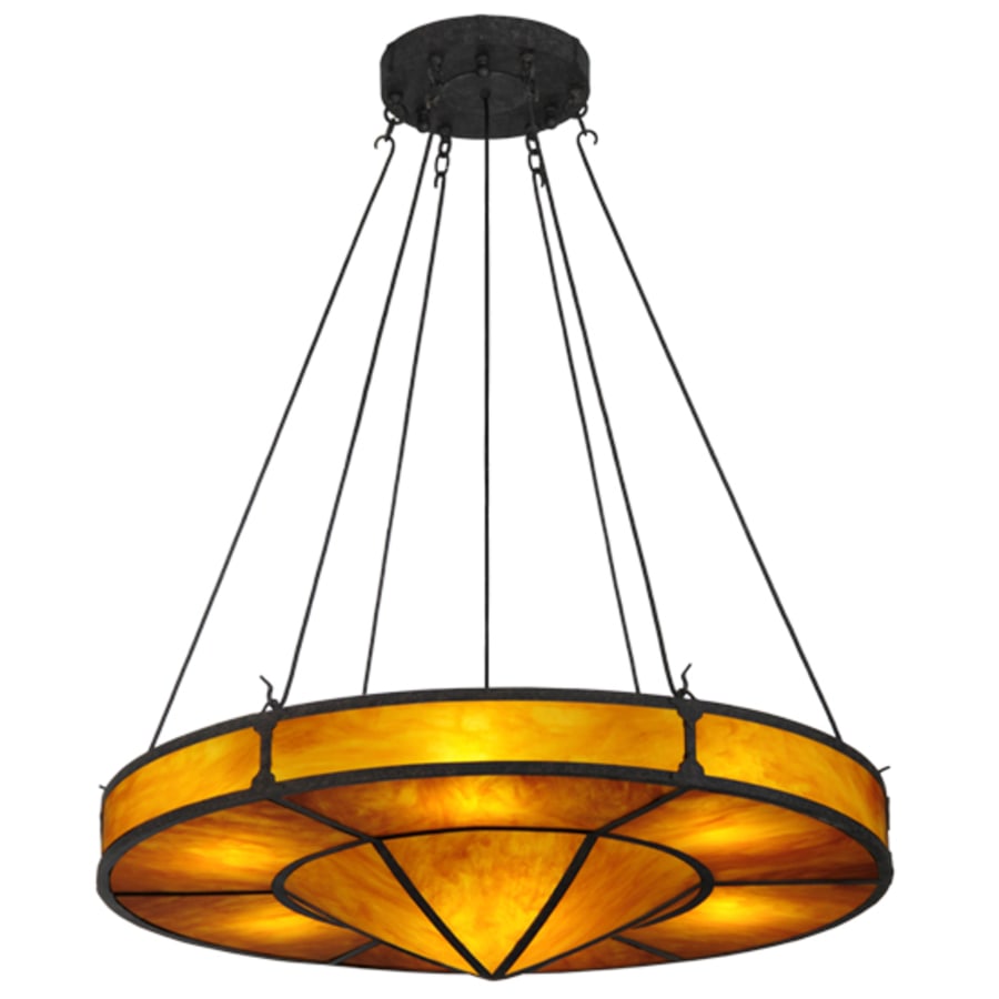 Meyda Tiffany Timber 8 Light 48" Wide Drum Chandelier