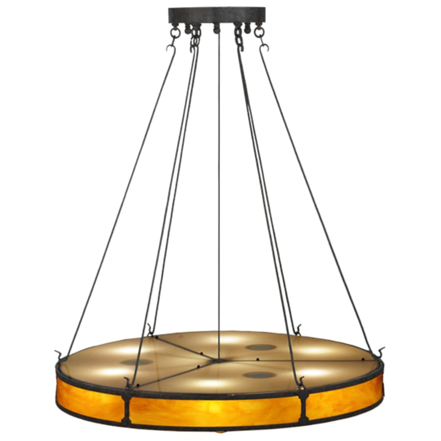 Meyda Tiffany Timber 8 Light 48" Wide Drum Chandelier