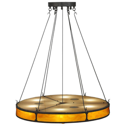 Meyda Tiffany Timber 8 Light 48" Wide Drum Chandelier