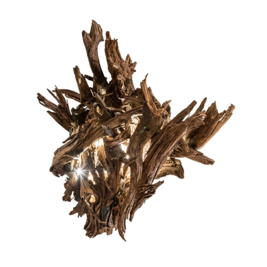 Meyda Tiffany Driftwood 38" Wide Abstract Pendant