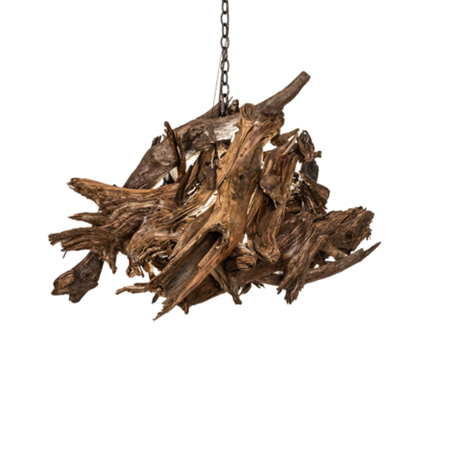 Meyda Tiffany Driftwood 38" Wide Abstract Pendant