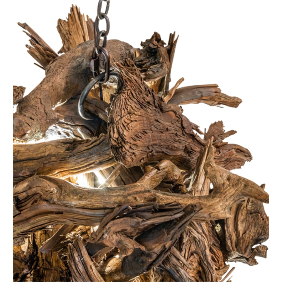 Meyda Tiffany Driftwood 38" Wide Abstract Pendant