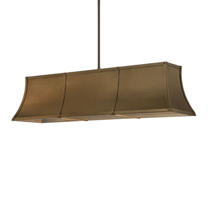 Meyda Tiffany Nadine 9 Light 64" Wide Linear Pendant