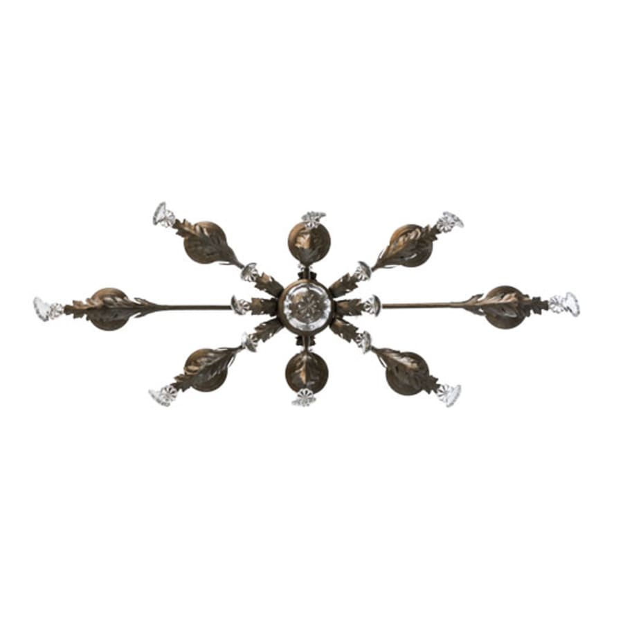 Meyda Tiffany Long Windsor 8 Light 17" Wide Crystal Candle Style Chandelier