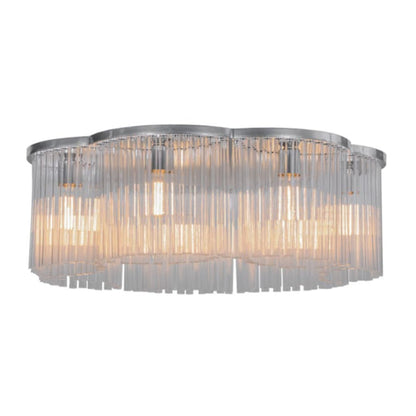Meyda Tiffany Ivela 7 Light 32" Wide Flush Mount Ceiling Fixture