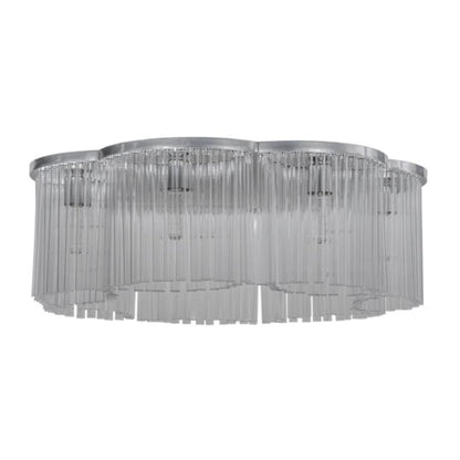 Meyda Tiffany Ivela 7 Light 32" Wide Flush Mount Ceiling Fixture