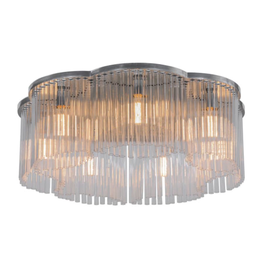 Meyda Tiffany Ivela 7 Light 32" Wide Flush Mount Ceiling Fixture