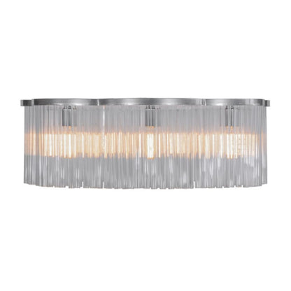 Meyda Tiffany Ivela 7 Light 32" Wide Flush Mount Ceiling Fixture
