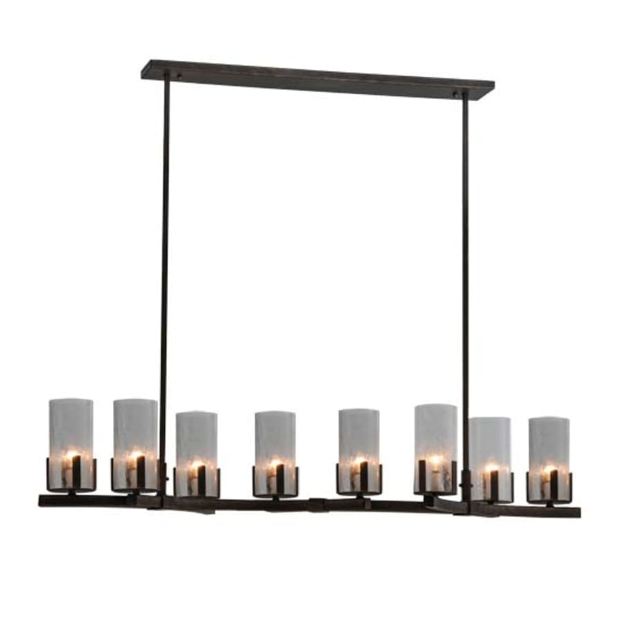 Meyda Tiffany Long Cero 8 Light 53" Wide Linear Chandelier