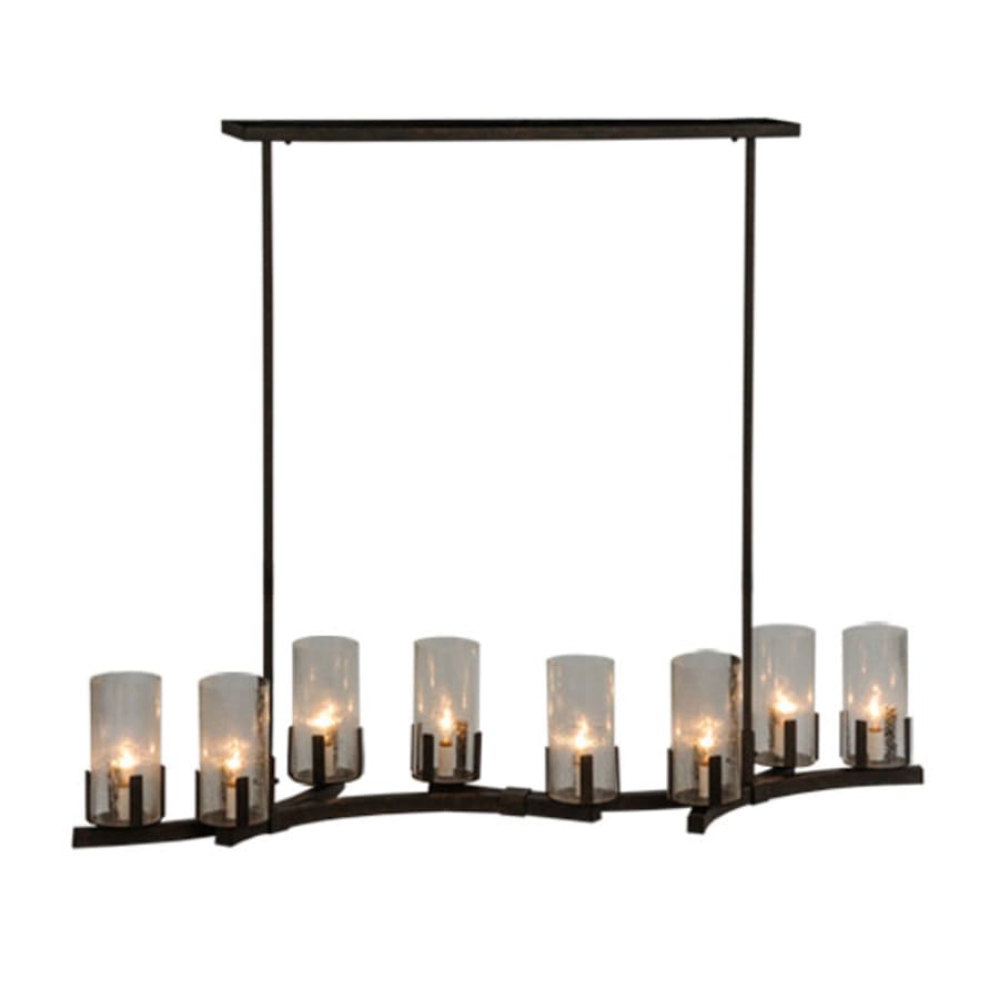 Meyda Tiffany Long Cero 8 Light 53" Wide Linear Chandelier