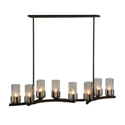 Meyda Tiffany Long Cero 8 Light 53" Wide Linear Chandelier