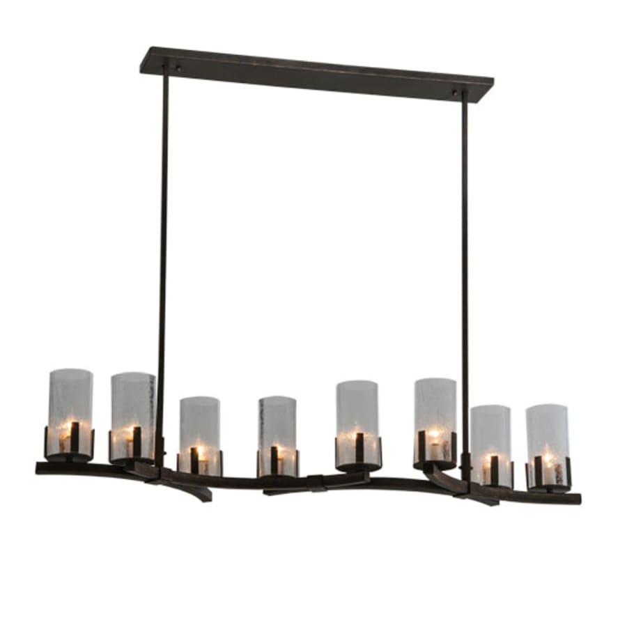 Meyda Tiffany Long Cero 8 Light 53" Wide Linear Chandelier