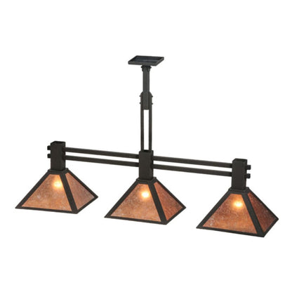 Meyda Tiffany Soffe 3 Light 45" Wide Linear Pendant
