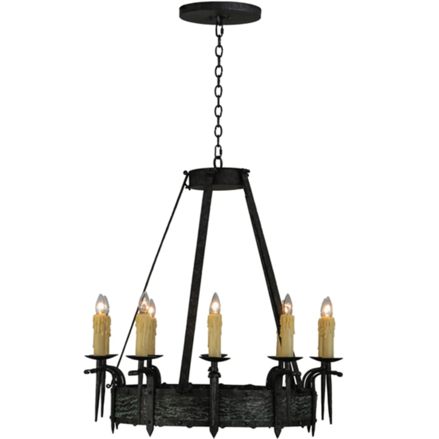 Meyda Tiffany Costello 10 Light 36" Wide Taper Candle Style Chandelier