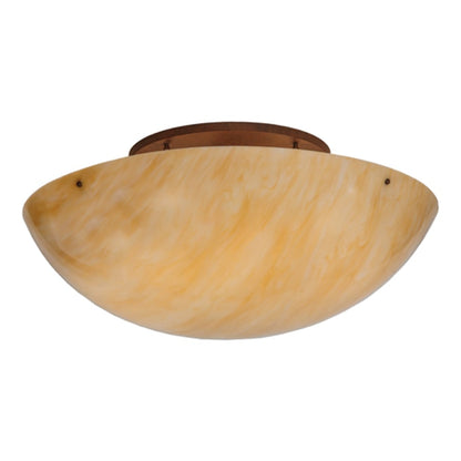 Meyda Tiffany Artesia 8 Light 48" Wide Semi-Flush Bowl Ceiling Fixture - Cortez Gold Finish