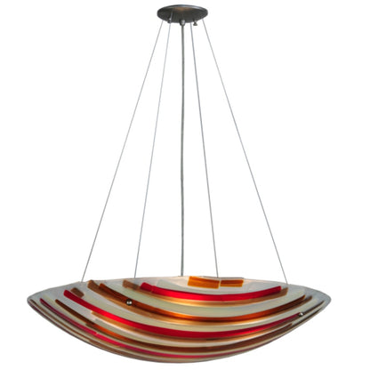Meyda Tiffany Metro 4 Light 30" Wide Pendant