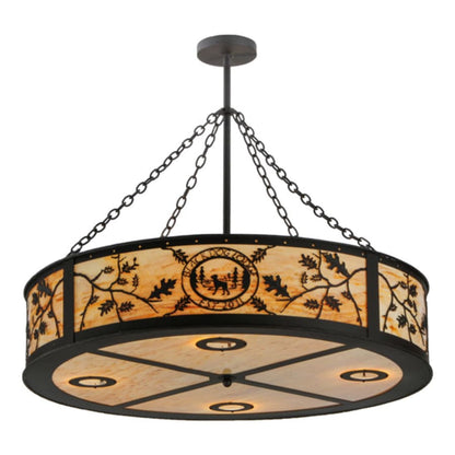 Meyda Tiffany Personalized 6 Light 45" Wide Suspension Pendant