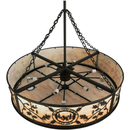 Meyda Tiffany Personalized 6 Light 45" Wide Suspension Pendant