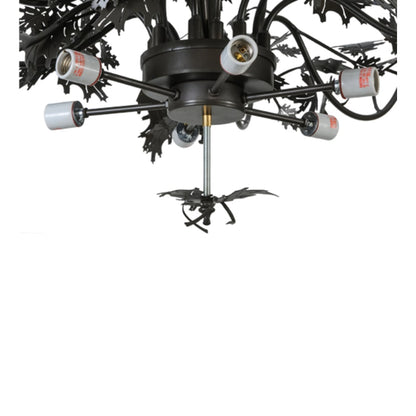 Meyda Tiffany Greenbriar Oak 6 Light 52" Wide Pendant