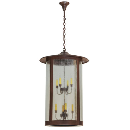 Meyda Tiffany Fulton 8 Light 24" Wide Taper Candle Pendant