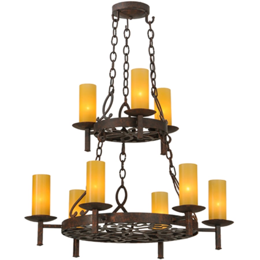 Meyda Tiffany Newcastle 9 Light 33" Wide Chandelier