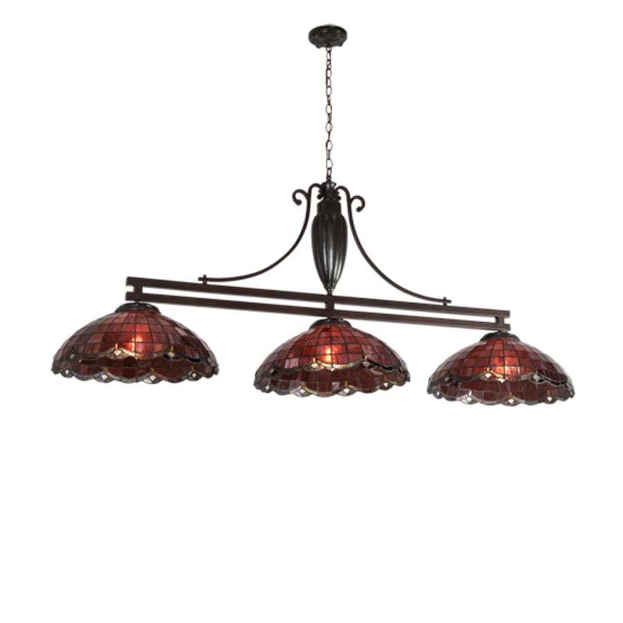 Meyda Tiffany Elan 3 Light 86" Wide Linear Pendant