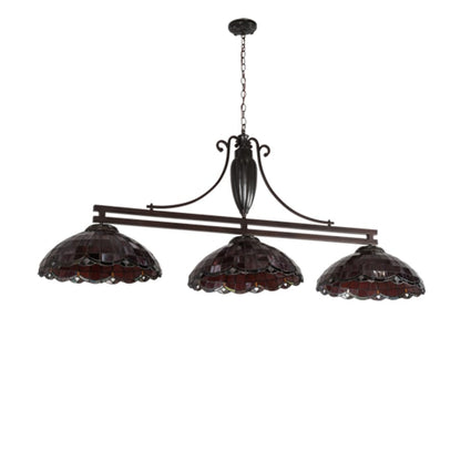 Meyda Tiffany Elan 3 Light 86" Wide Linear Pendant