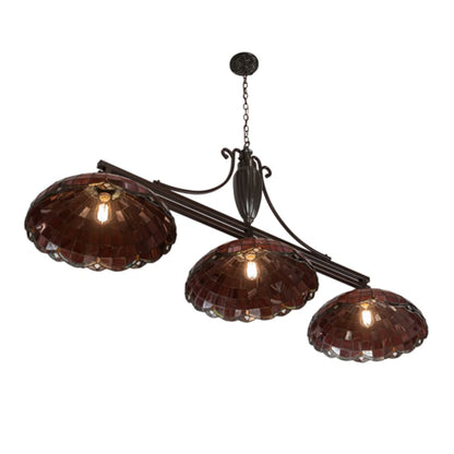 Meyda Tiffany Elan 3 Light 86" Wide Linear Pendant