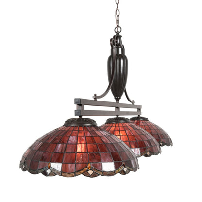 Meyda Tiffany Elan 3 Light 86" Wide Linear Pendant