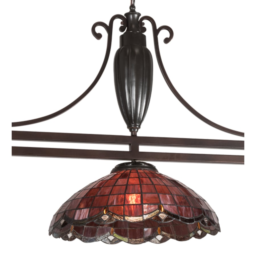 Meyda Tiffany Elan 3 Light 86" Wide Linear Pendant