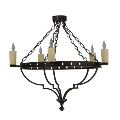 Meyda Tiffany Bottini 5 Light 31" Wide Semi-Flush Ceiling Fixture