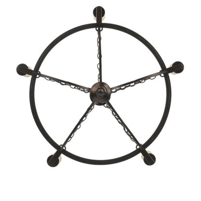 Meyda Tiffany Bottini 5 Light 31" Wide Semi-Flush Ceiling Fixture
